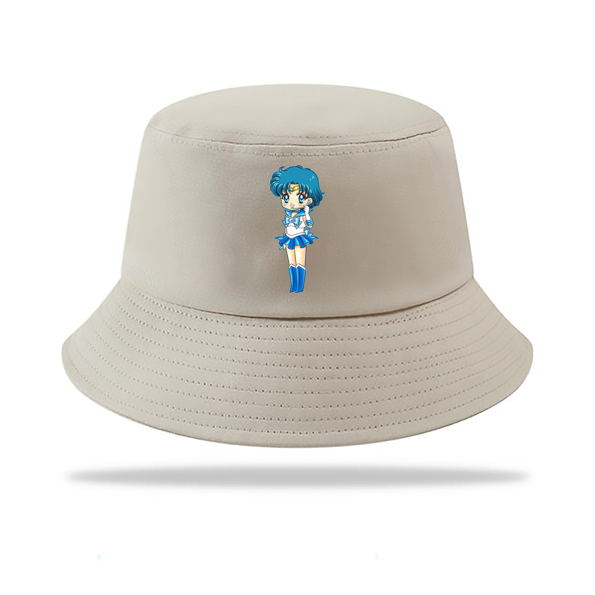 （画像用） 美少女戦士セーラームーン 水野 亜美 みずの あみ Sailor Moon Mizuno Ami アウトドア日除けバケットハット